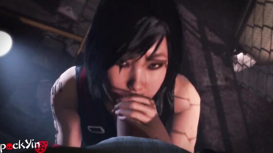 Mirror's Edge Faith Blowjob and Cum on Face