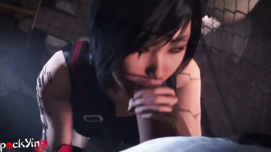 Mirror's Edge Faith Blowjob and Cum on Face