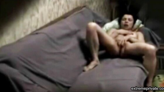 Colombian Mom caught masturbating on the couch