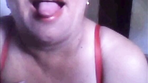 Brazilian granny shows her tits