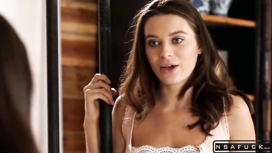 Lana Rhoades Tricks StepSister into Fucking her Girlfriend