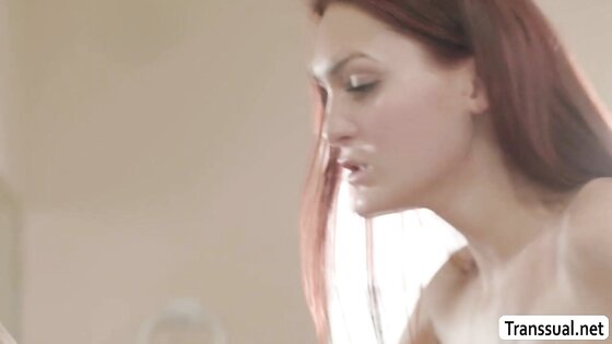 Perv Fat stepfather gets rimjob and analed by TS stepdaughter