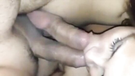 Amateur homemade double blowjob