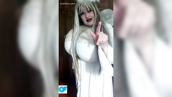 Did you ever see such a sexy angel?