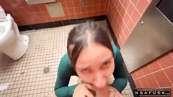 Creampie my Step Sister in whole Foods Public Bathroom IG