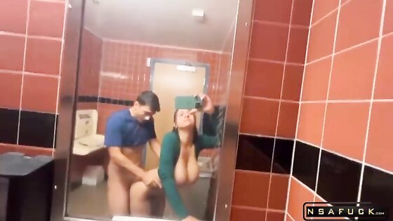 Creampie my Step Sister in whole Foods Public Bathroom IG