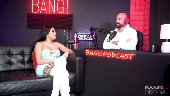 Busty Pornstar Gets A Creampie On The Bang Podcast