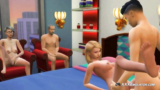 3D Family Orgy Cartoon Sex Animation