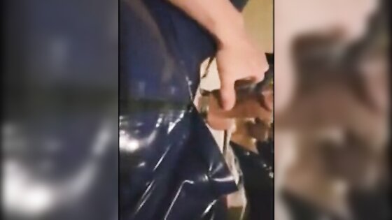 Dog comes without hands with big toy in his ass... 2