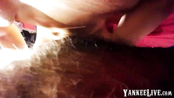 Hairy amateur girl POV real orgasm wet swollen pussy