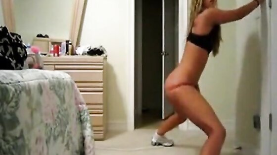 Hot Princess Works Out, Teases, Dances, Twerks