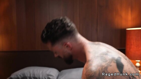 Big dicks gay truckers anal fucking in motel room