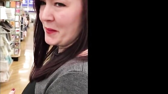 Public cumshot and cum walk