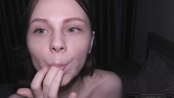 Messy Facials Compilation by Cute Amateur Slut Hiyouth