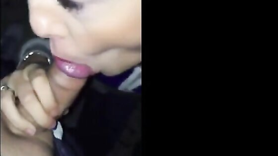Cute Party Girl Sucking off Huge Dick