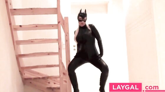 Latex catsuit fuck