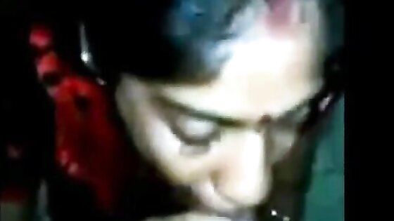 Indian Auntie Hot Blowjob