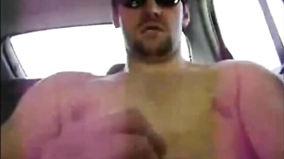 Horny Verbal Dude Jerks Off & Cums in Car