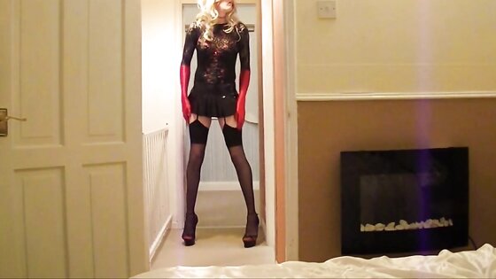 Tgirl crossdresser Gina 1st intro video