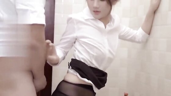 Hairy Young Chinese Fucked In Bathroom