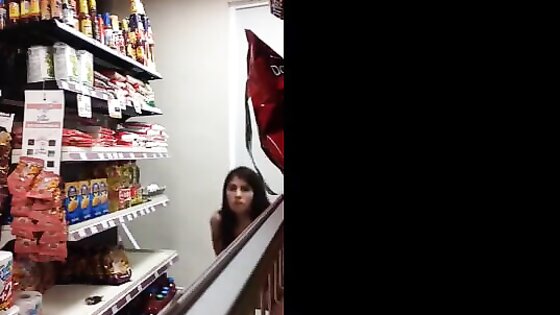 Stripping and masturbating in a store and gets caught.