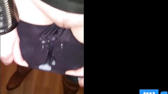 Sammie Louisburg cumshot on panties before dishes