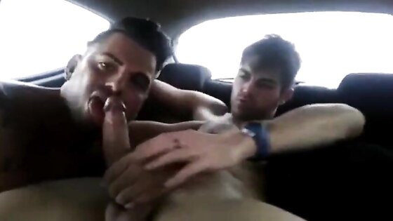 Hot Latino Blowjob in car