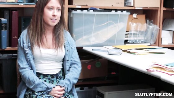 Shoplifter Bianca Bangs ready to do whatever it takes to get out of the office