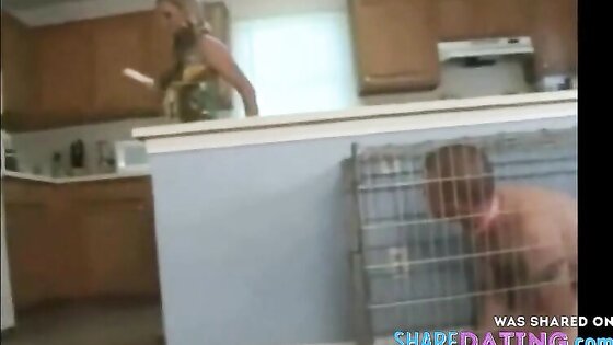 British Amateur's Bondage Ballbusting Cuckold Session