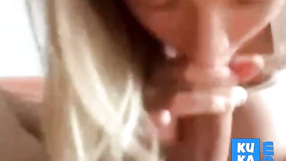 Big Cock Blowjob with Czech Babe Amateur
