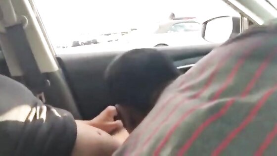 Stranger Gives Me a Blowjob in My Car While I Was Jerking Off