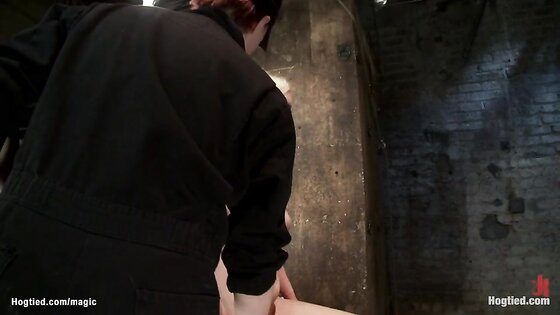 Mean Mistress Hard Ties And Whipps Blonde  Slave