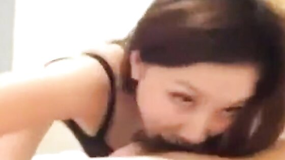 Japanese girl great blowjob