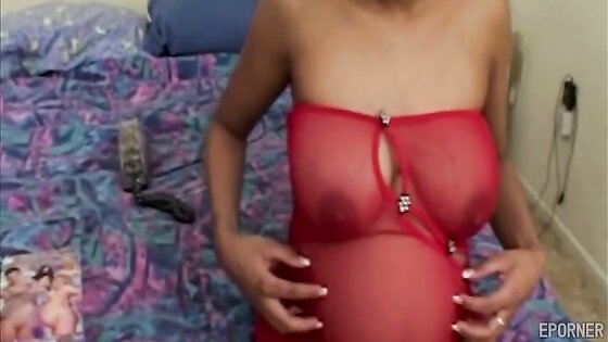 Hairy Ebony Pregnant Threesome