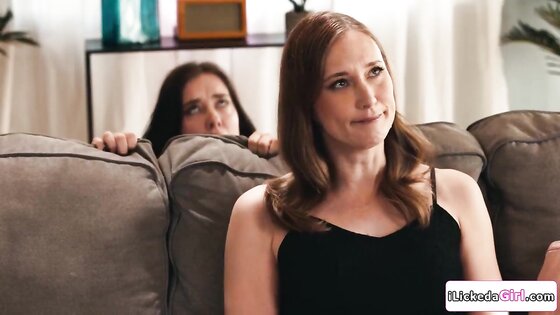 Stepdaughter ass fucks mum with buttplug