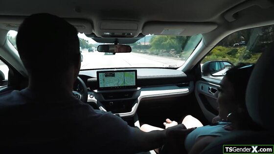 I picked me up a horny trans hitchhiker