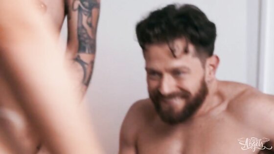 Blonde Shemale Fucks Hot Dirty Couple