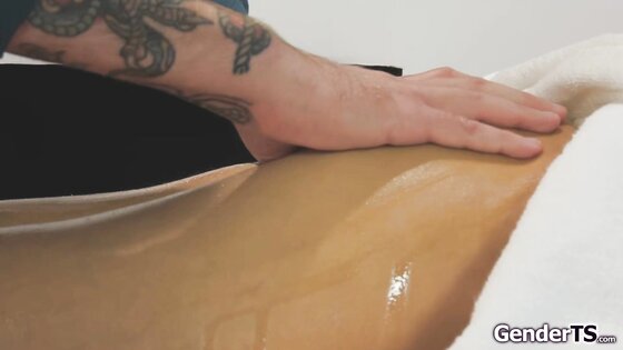 That massage makes my shemale dick hard