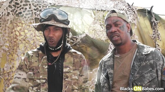 Blonde european dp fucked by 2 black men