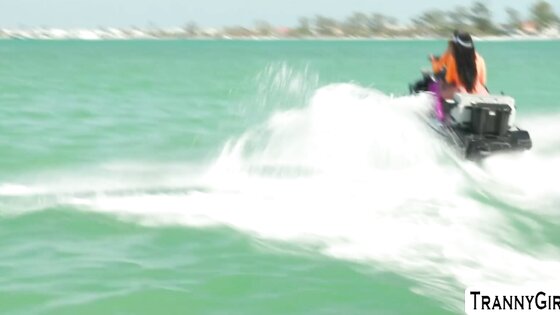 Loving the scene and the anal moment with two TS