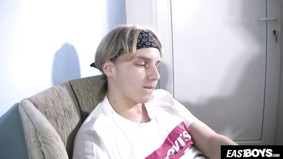 Cute Czech teen boy jerks off his dick