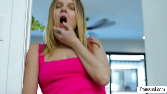 Slut stepdaughter caught by TS stepmom flirting 2