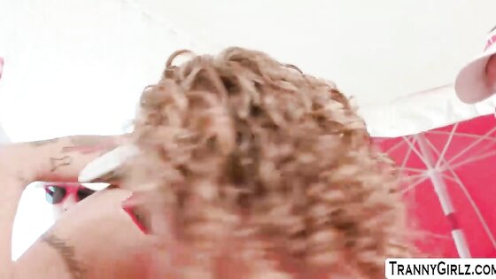 TS super star Aubrey Kate gang banged by big cocks