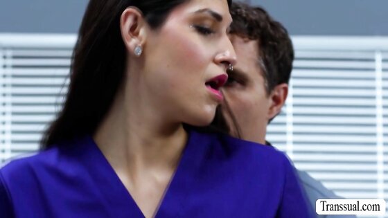 Caught horny nurses having sex in my room