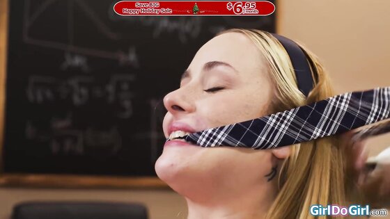 Hands tied n spread wide ifo my teacher