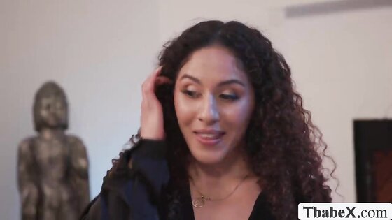 Horny couple hire a Trans Woman for threesome sex