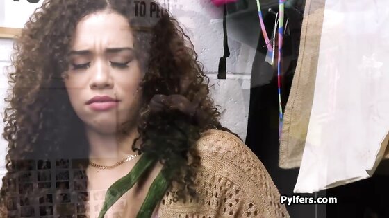 Dildo thief enjoys a fine fuck and creampie after getting caught