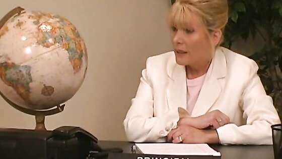 Female Principal Spanks Bad Girls