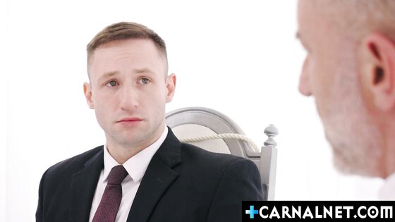 Apprentice Miles Fallon instructed to sit back down then put his arms behind his back