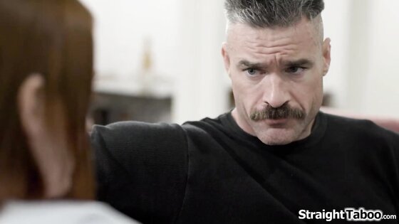 Guy seduces his stepsons redhead teen gf